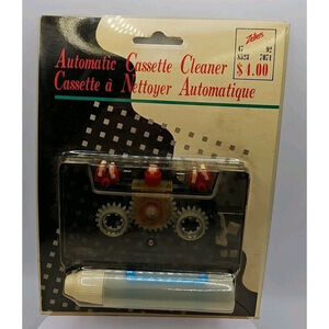 VTG New Old Stock Zellers Wet Type Audio Cassette Automatic Tape Head Cleaner